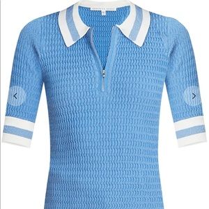 Veronica Beard half zip polo shirt
